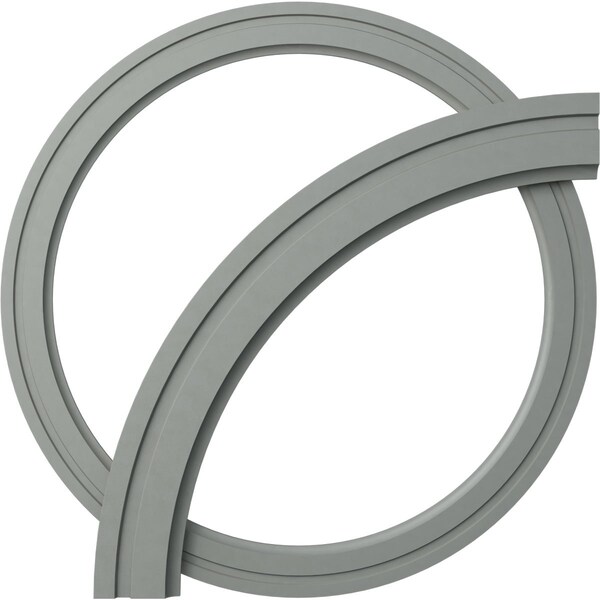 Ekena Millwork 47 1/2-in. OD x 39 1/4-in. ID x 4 1/8-in. W x 7/8-in. P Monique Ceiling Ring Kit CRK47MO - main